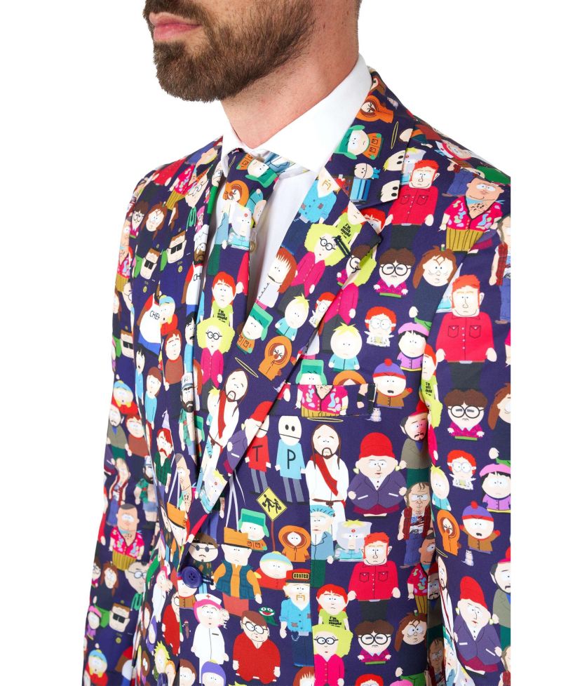 Men's South Park Suit - Party Suit - Halloween and Parties - Multicolor