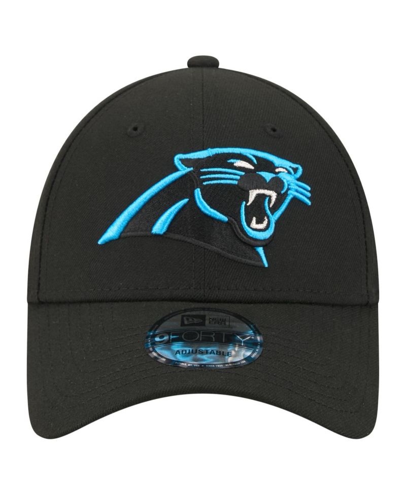 Men's Black Carolina Panthers Core Team 9FORTY Adjustable Hat