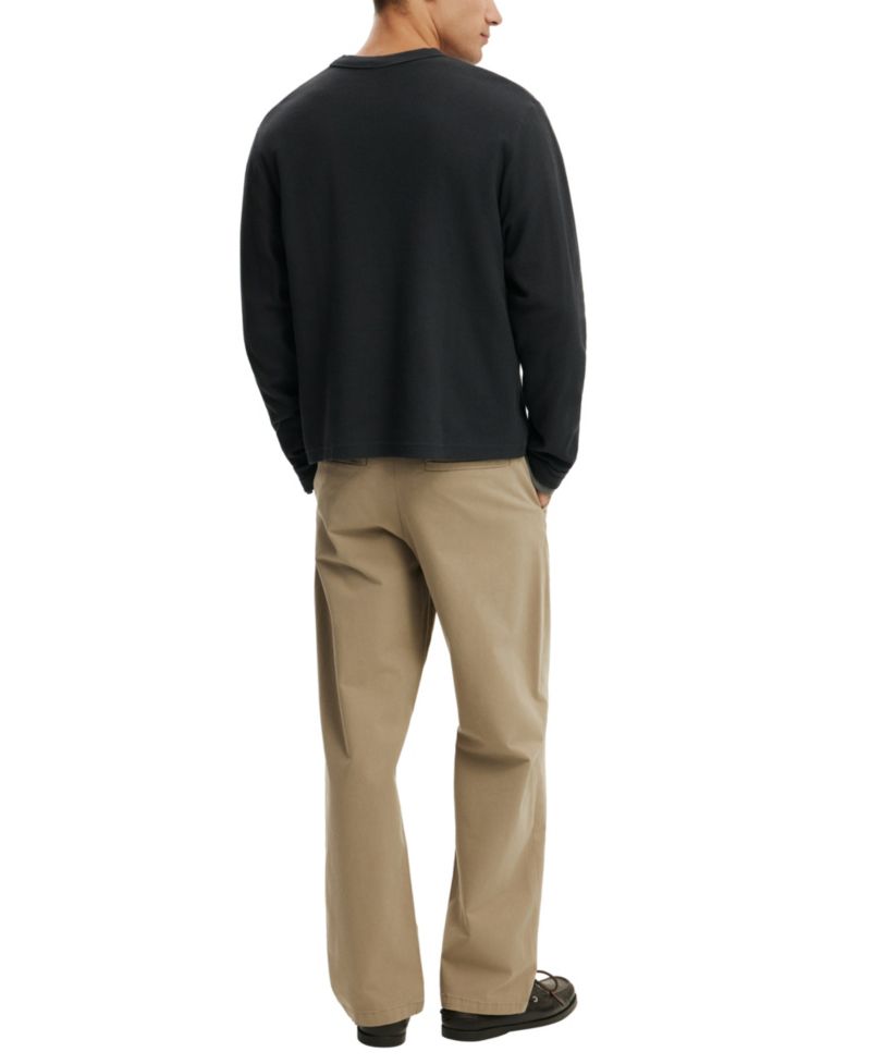 Men's Baggy Chino Relaxed-Fit Pants
