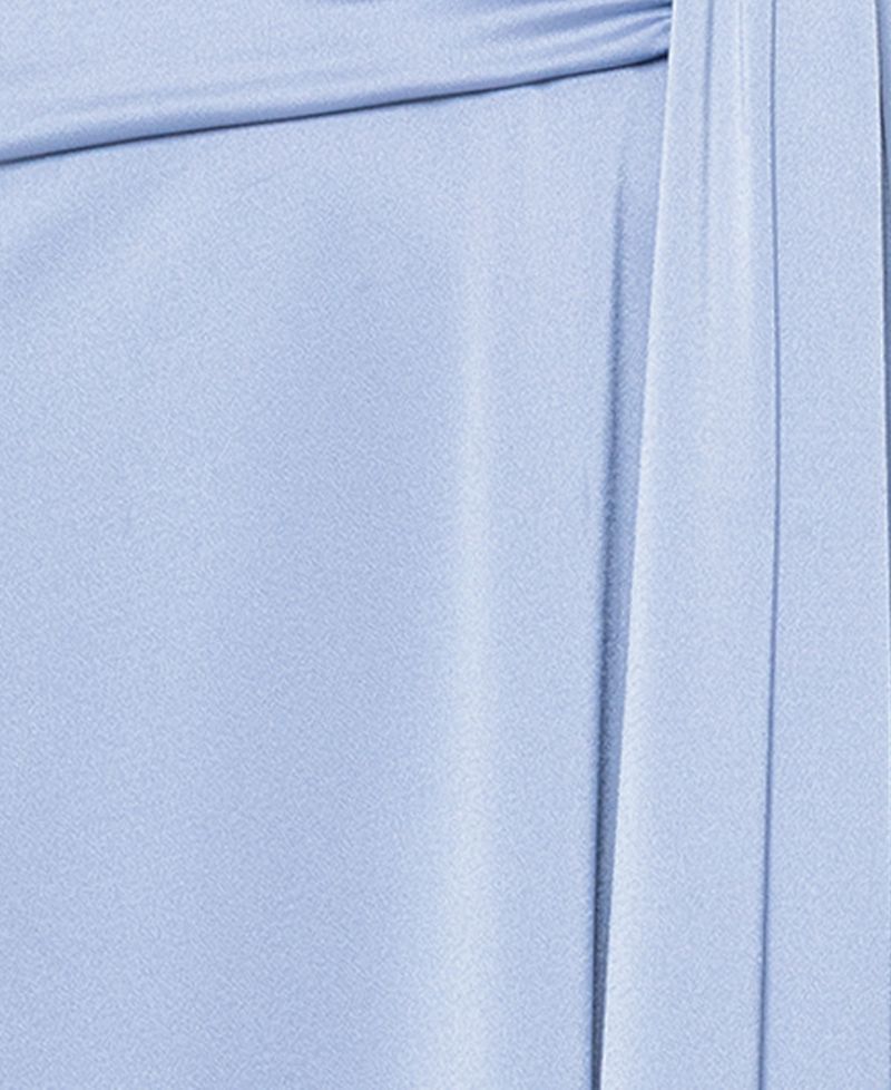 Petite Off-The-Shoulder Gown