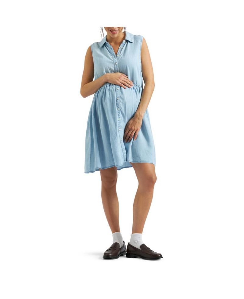Maternity Ripe Bec Chambray Dress