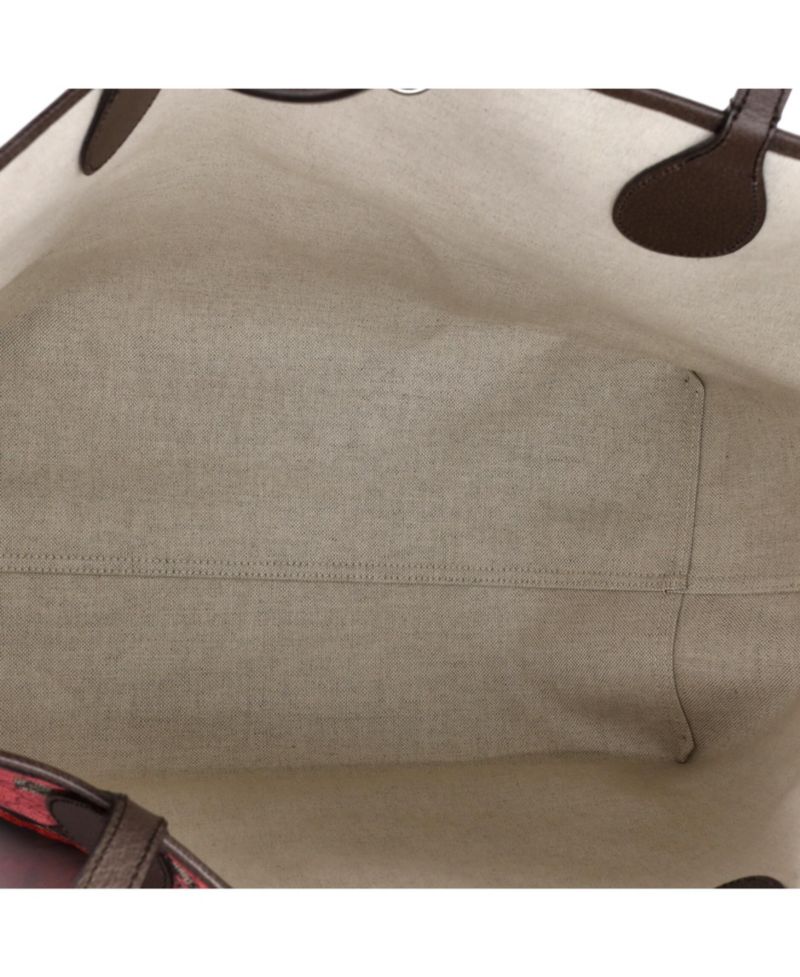 Large GG Open Tote GG Camouflage Coated Canvas