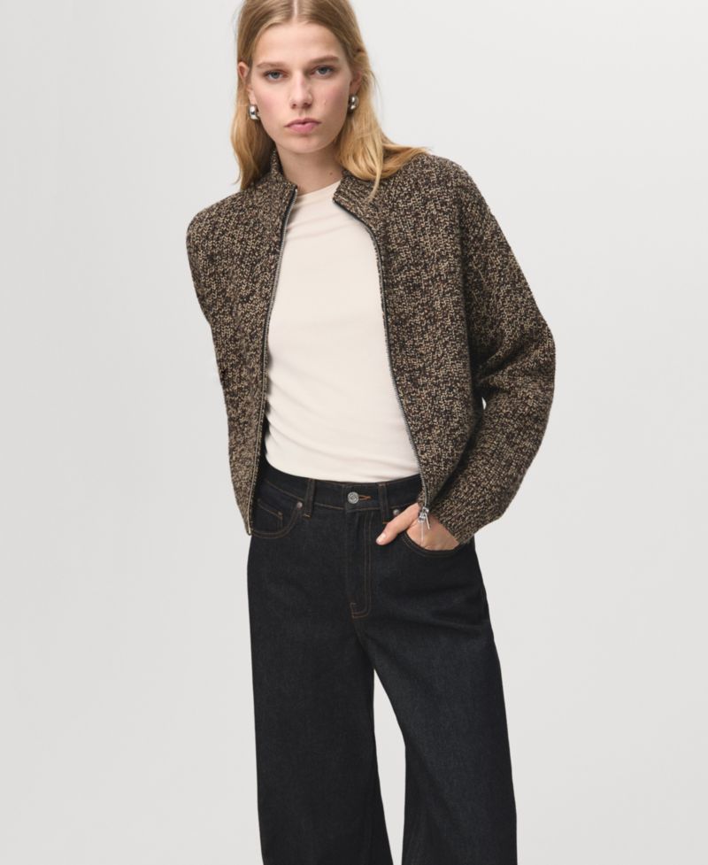 Women's Turned-Up Straight Jeans