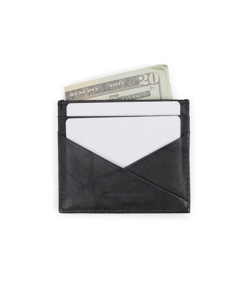 Men's RFID Leather Slimfold Wallet with Removable Magnetic Card Case