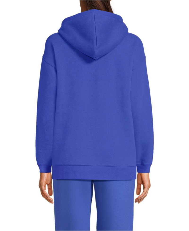 Women's Long Sleeve Serious Sweats Hooded Tunic Sweatshirt