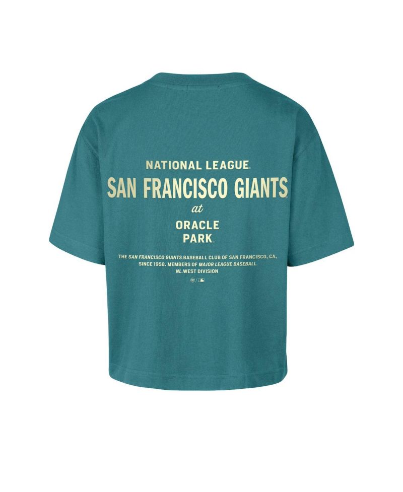 Women's Teal San Francisco Giants Contemporary Basics Leon City T-Shirt