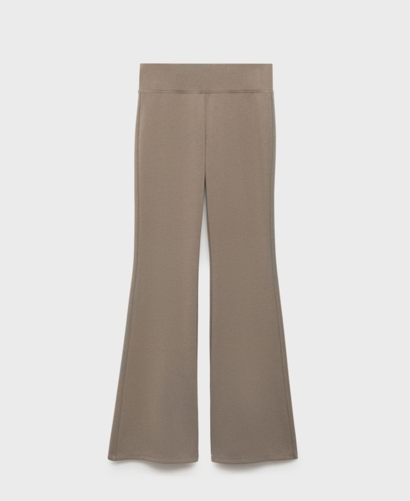 Women's Flared Knitted Trousers