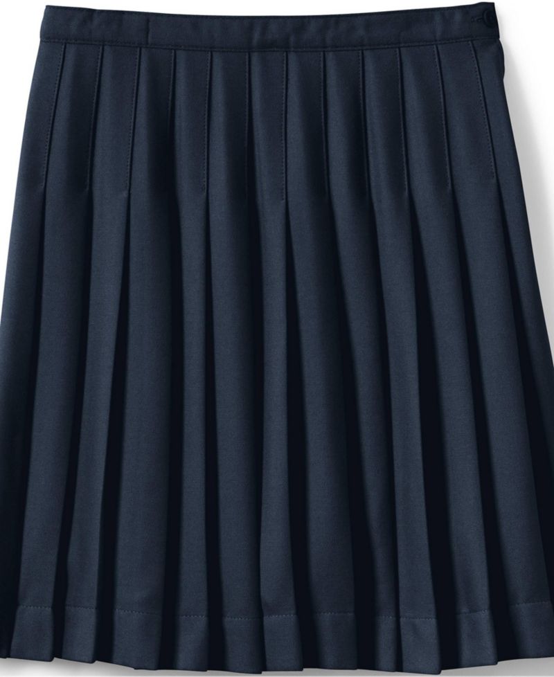 Big Girls Pleated Skirt Below the Knee