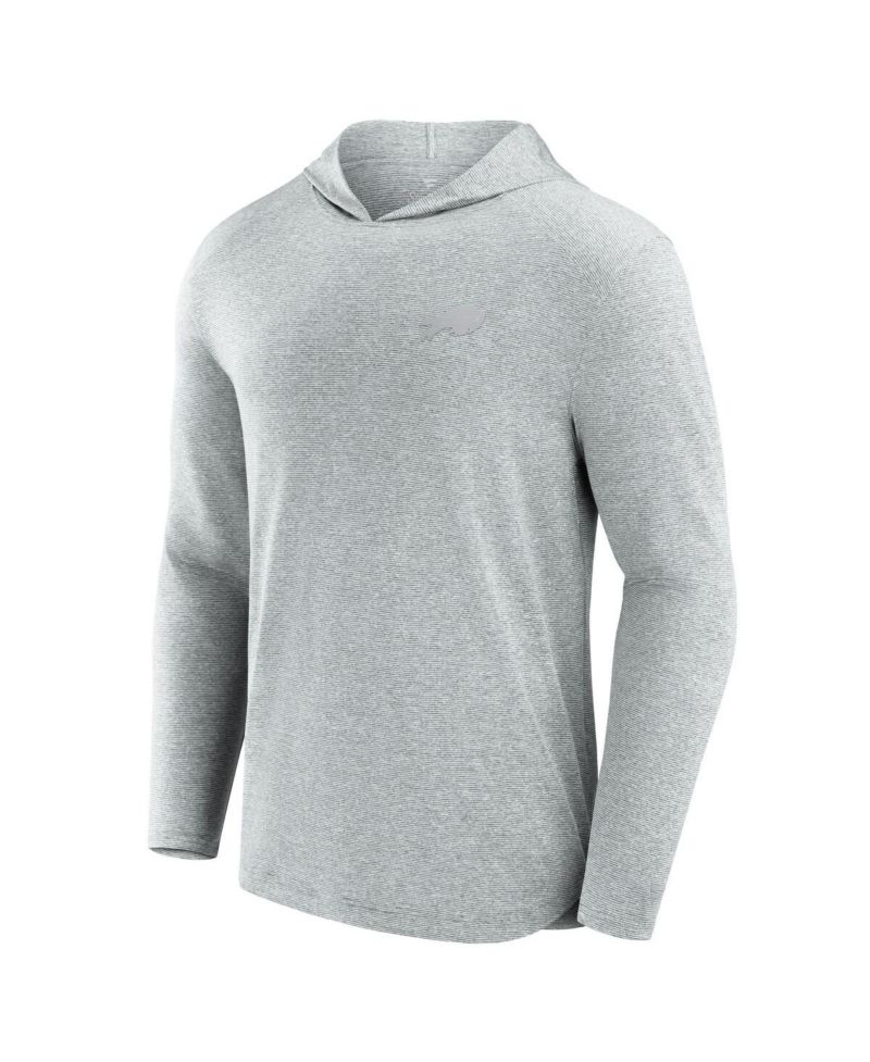 Men's Gray Buffalo Bills Front Office Tech Lightweight Hoodie T-Shirt