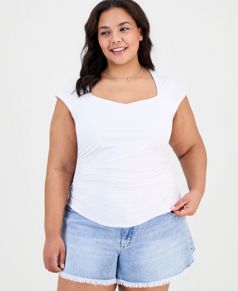 Trendy Plus Ruched Top