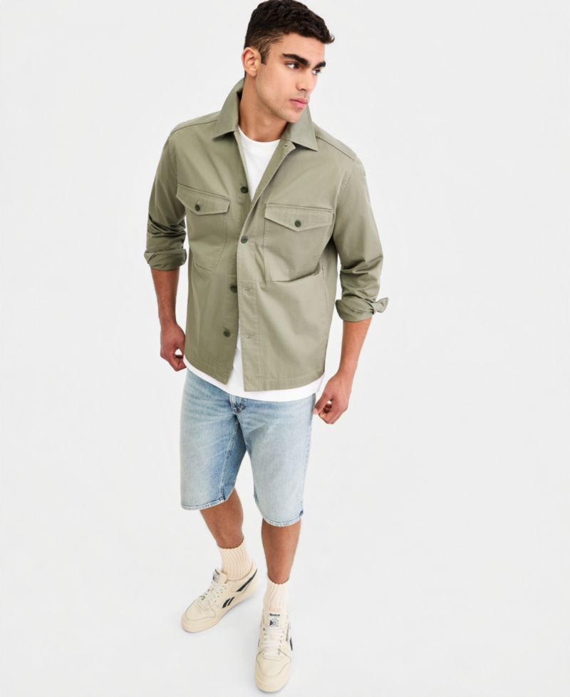 Men's Core Lightweight Regular-Fit Overshirt