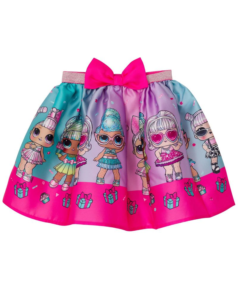 Girls T-Shirt Skirt and Bag 3 Piece Outfit Set