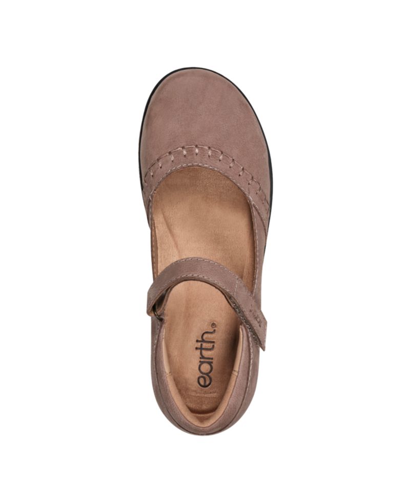 Women's Kalece Leather Stitched Mary Jane Flats