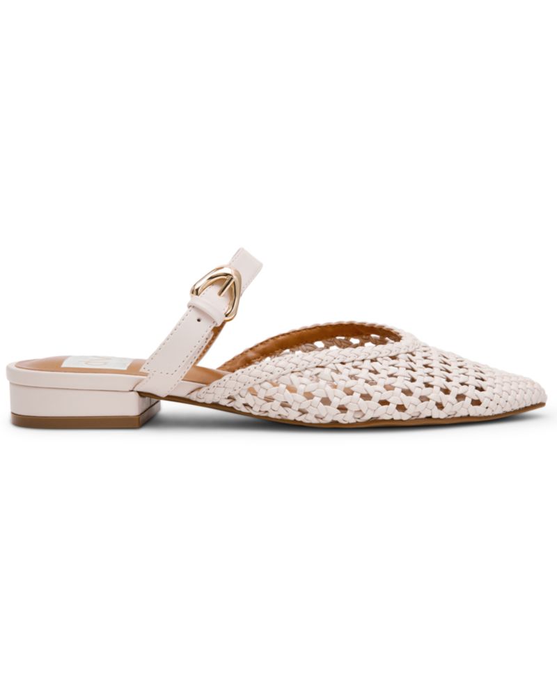 Women's Domainica Woven Buckle Flat Mules