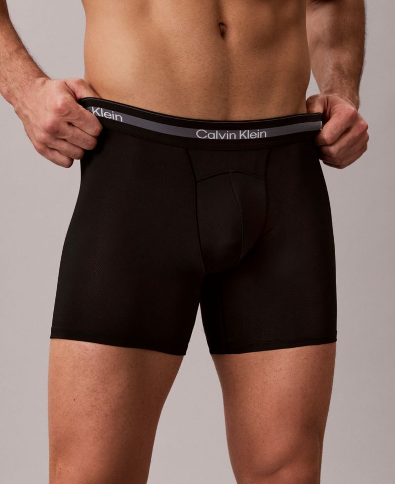 Men's Icon Active Mesh Boxer Briefs, 3-Pack