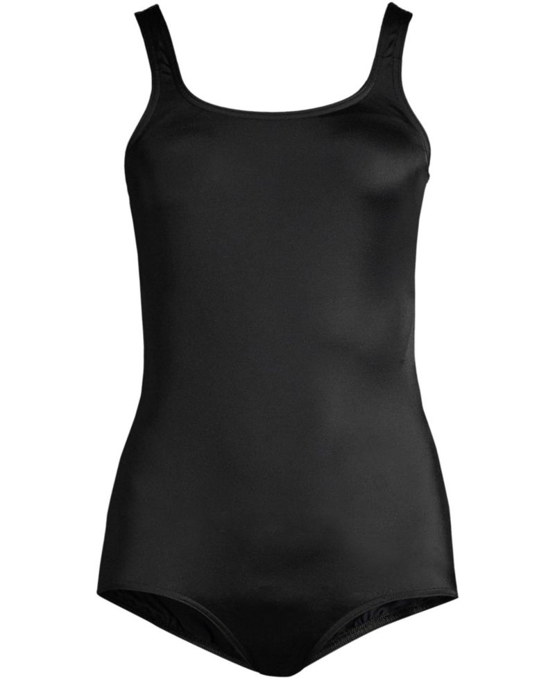 Plus Size Chlorine Resistant Soft Cup Tugless Sporty One Piece Swimsuit