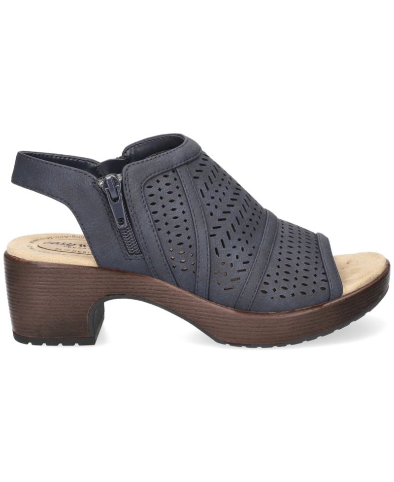 Easy Street Women's Evan Open Toe Platform Sandals