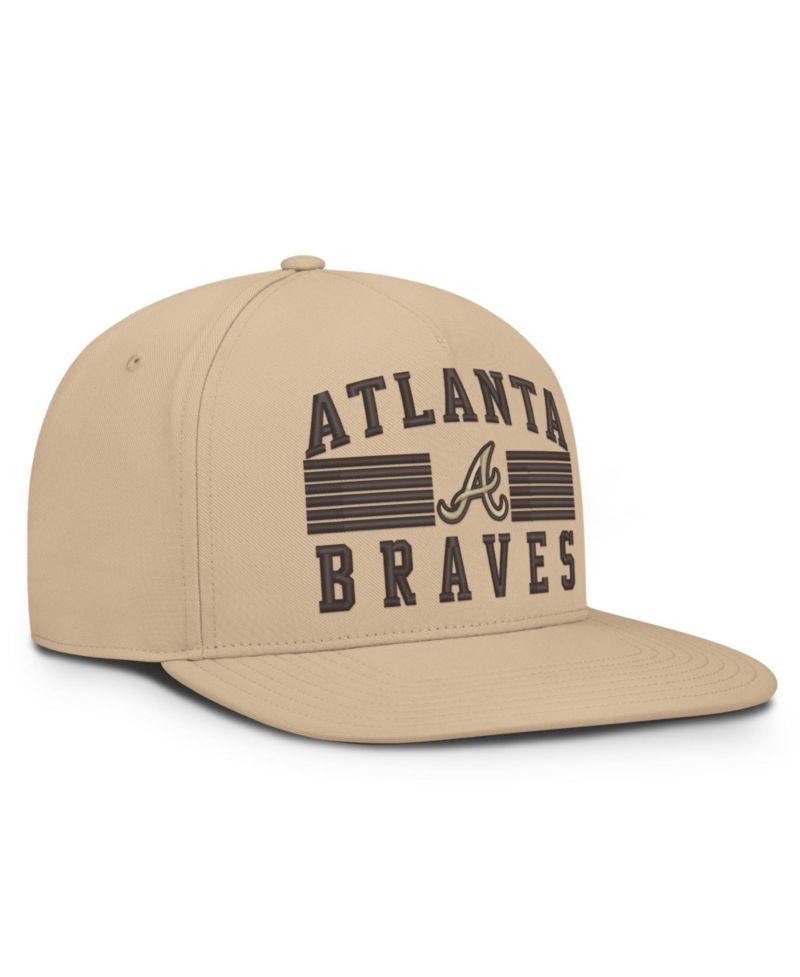 Men's Khaki Atlanta Braves Desert Pro AeroBill Dri-FIT snapback Hat