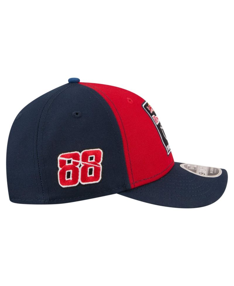 Men's Red/Navy Connor Zilisch Trackhouse Driver Number Side Patch 9FORTY M-Crown Adjustable Hat