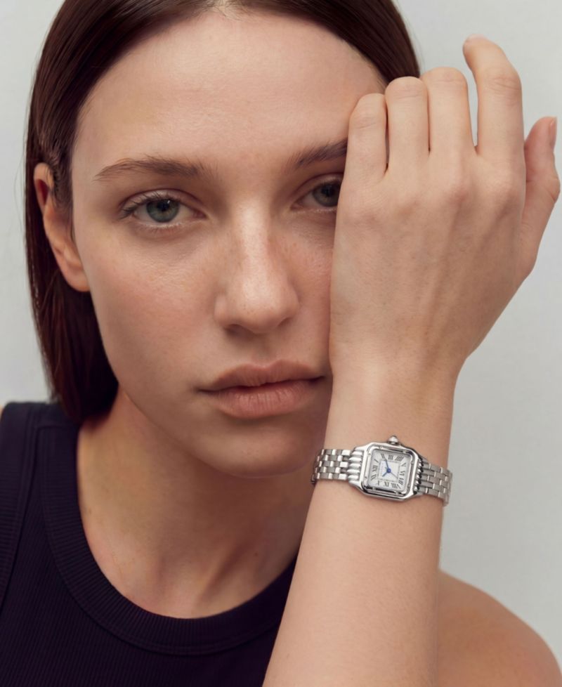 Women's Silver Paris White Face Watch