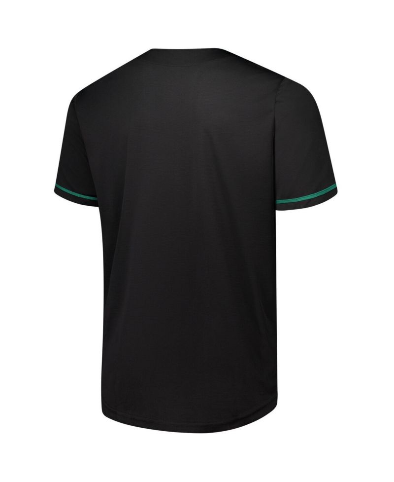 Men's Black New York Jets Pop Full-Button Shirt