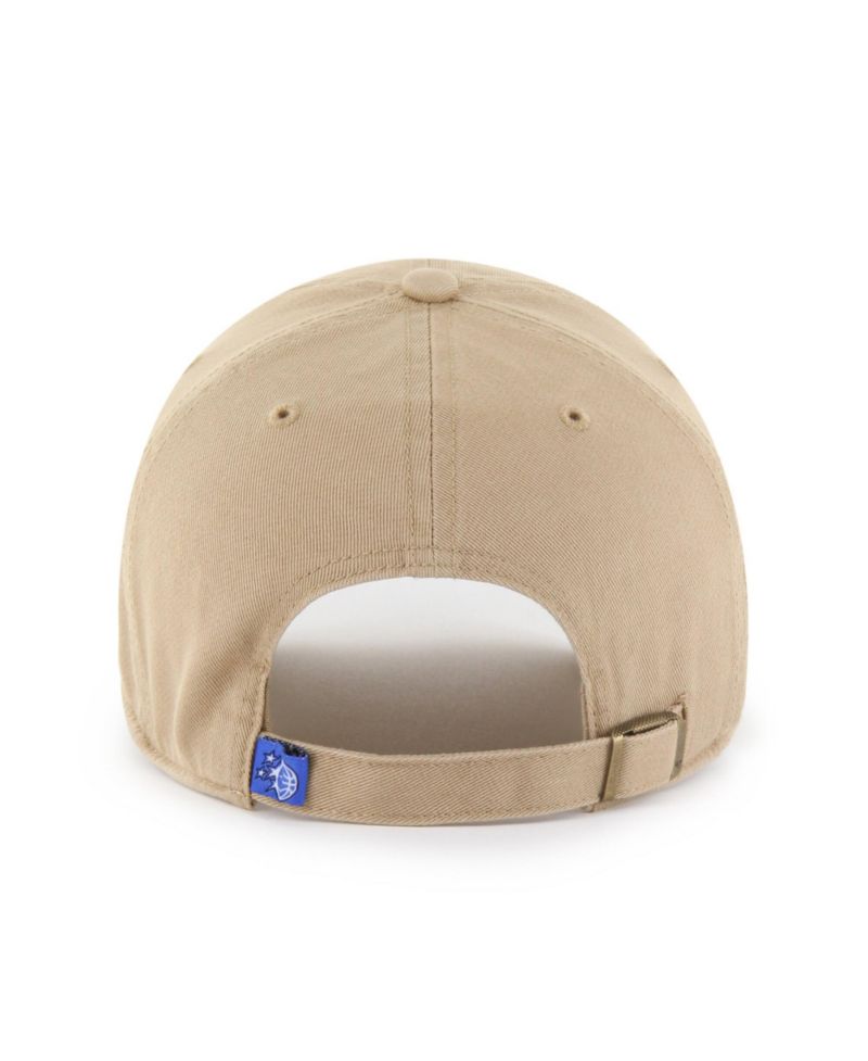 Men's '47 Khaki Orlando Magic Logo Clean Up Adjustable Hat