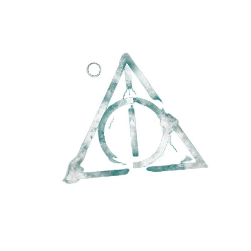 Men's Geometric Deathly Hallows T Shirt