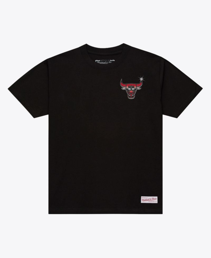 Men's Black Chicago Bulls Airbrush T-Shirt