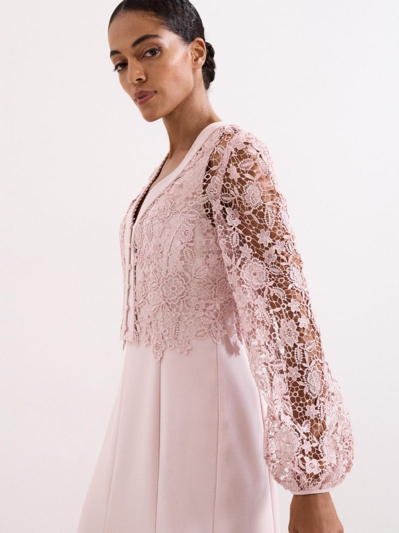 Women's Ayumi Part Lace Midi Dress