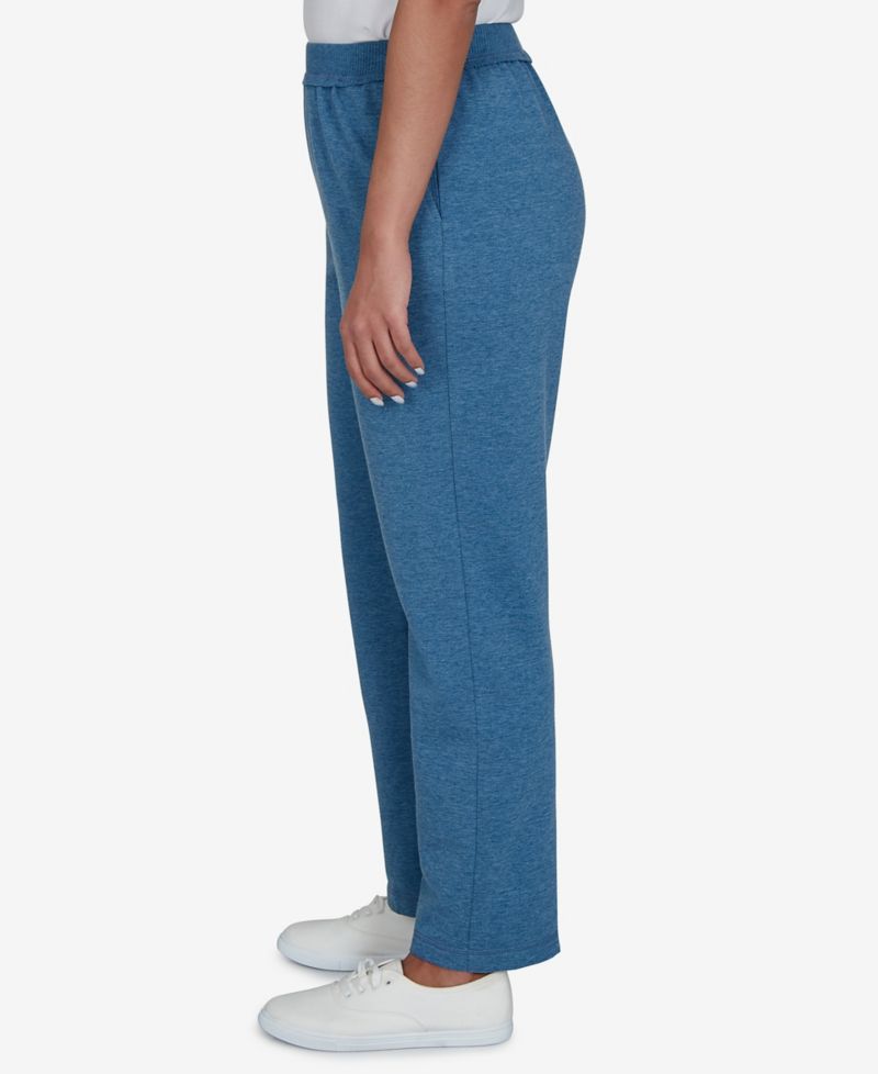 Women's Pull-On Cotton-Blend Straight-Leg Pants