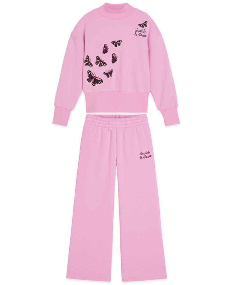 Girls' 4-6X Long-Sleeve Top and Pants, 2-Piece Set