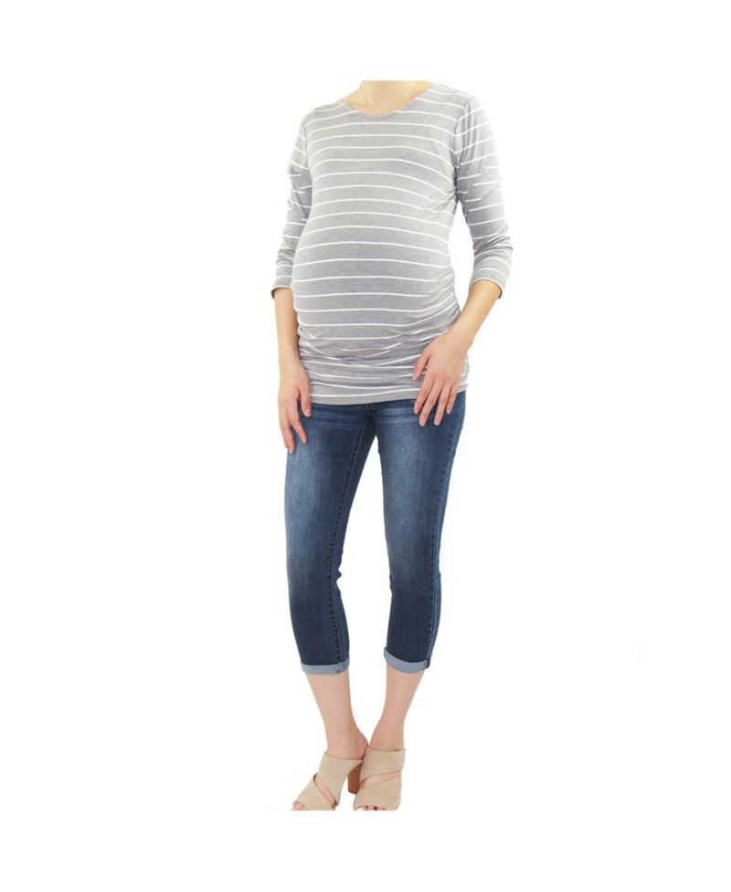 Cuffed Maternity Skinny Jean
