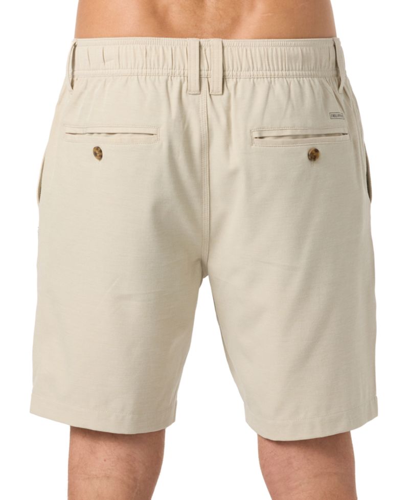 Men's Reserve Light Check Hybrid Elastic Waist Shorts, 8" Inseam