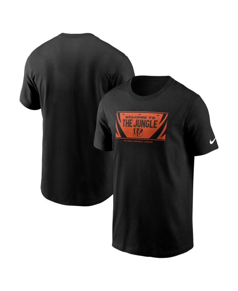 Men's Black Cincinnati Bengals Primetime Local Essential T-Shirt