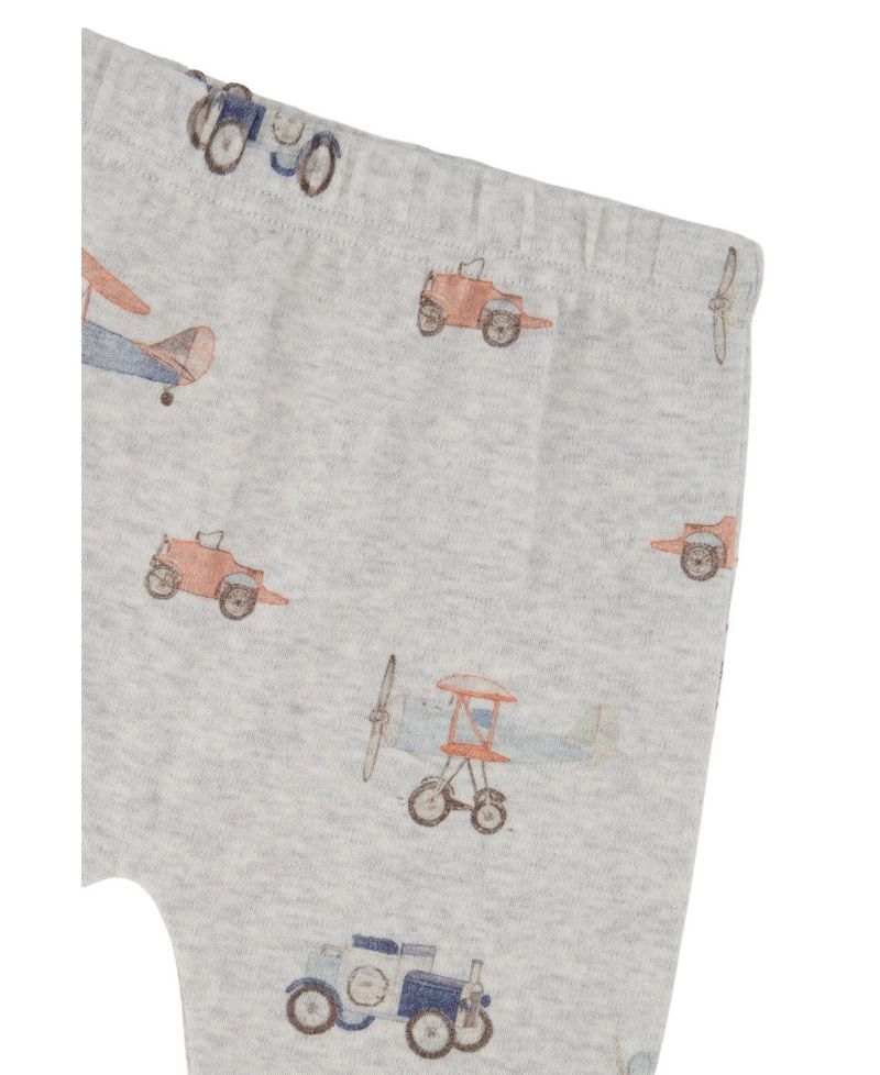Baby Boys Cotton Pants and Top Set Printed Airplanes