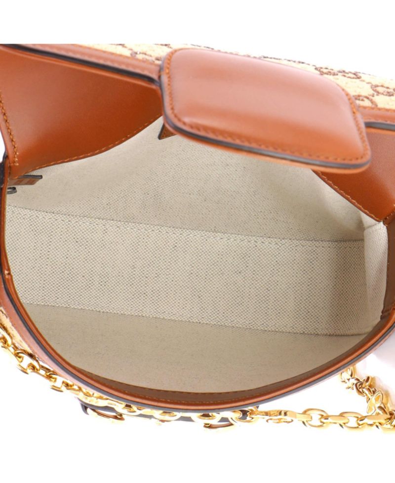 Mini Horsebit 1955 Shoulder Bag Crystal Embellished GG Canvas