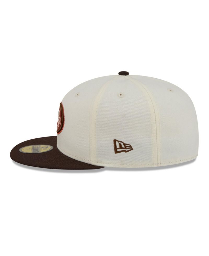 Men's Cream/Brown San Francisco 49ers Pumpkin Spice 59FIFTY Fitted Hat