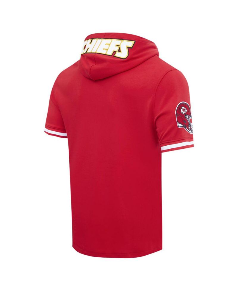 Men's Patrick Mahomes Red Kansas City Chiefs Player Name & Number Hoodie T-Shirt