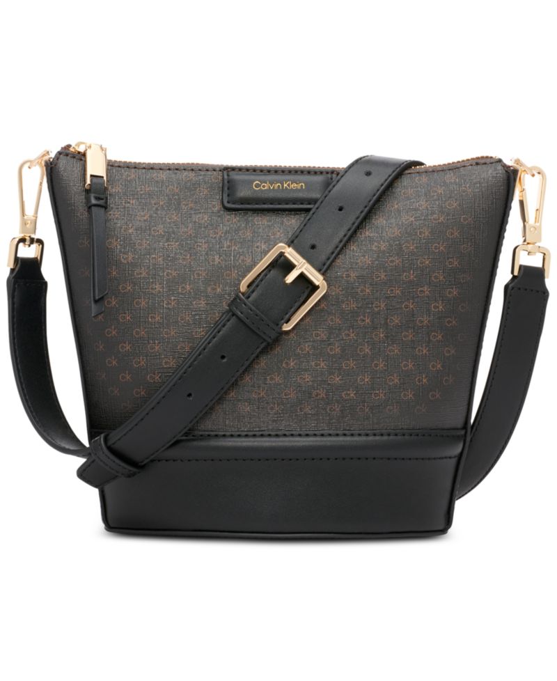 Ash Signature Adjustable Top Zipper Crossbody