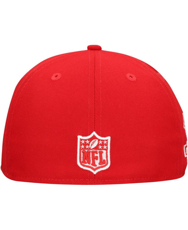 Men's Red Houston Texans Main Patch 59FIFTY Fitted Hat