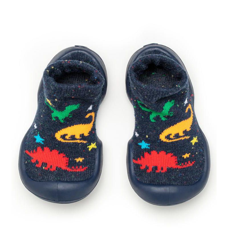 Infant Boys Breathable Washable Non-Slip Sock Shoes Dinos