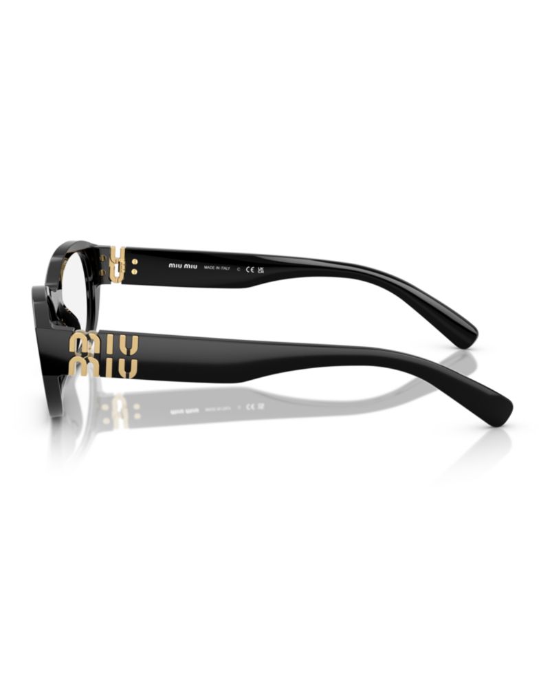 Woman Irregular Plastic MU 03WVF Eyeglasses