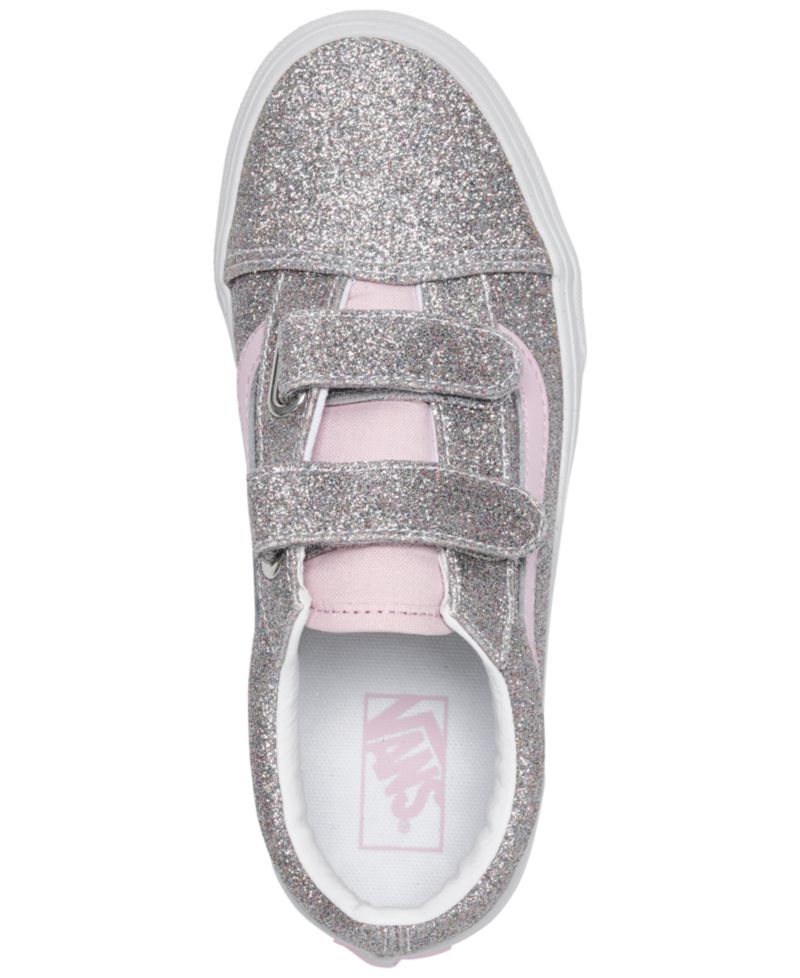 Little Boys' and Girls' Old Skool V Low-Top Retro Classic Sneakers from Finish Line