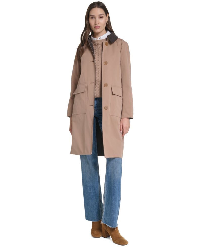 Women's Reversible Balmaccan Coat