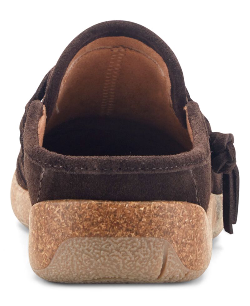 Women's Rosalin Suede Braided Slip-On Clogs