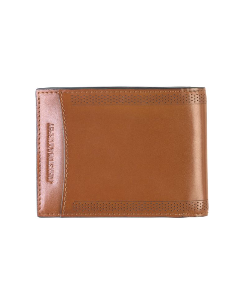 Men's Perforated Edge Billfold Wallet