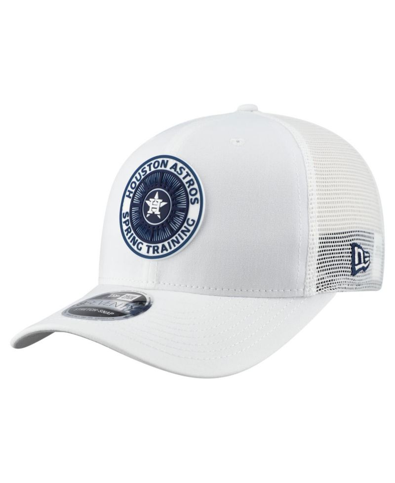 Men's White Houston Astros 2026 Spring Training Fan Pack 9SEVENTY Adjustable Trucker Hat