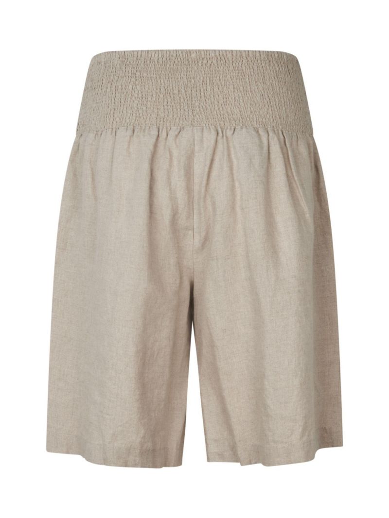 Women's Mapinja Smock Waist Linen Shorts