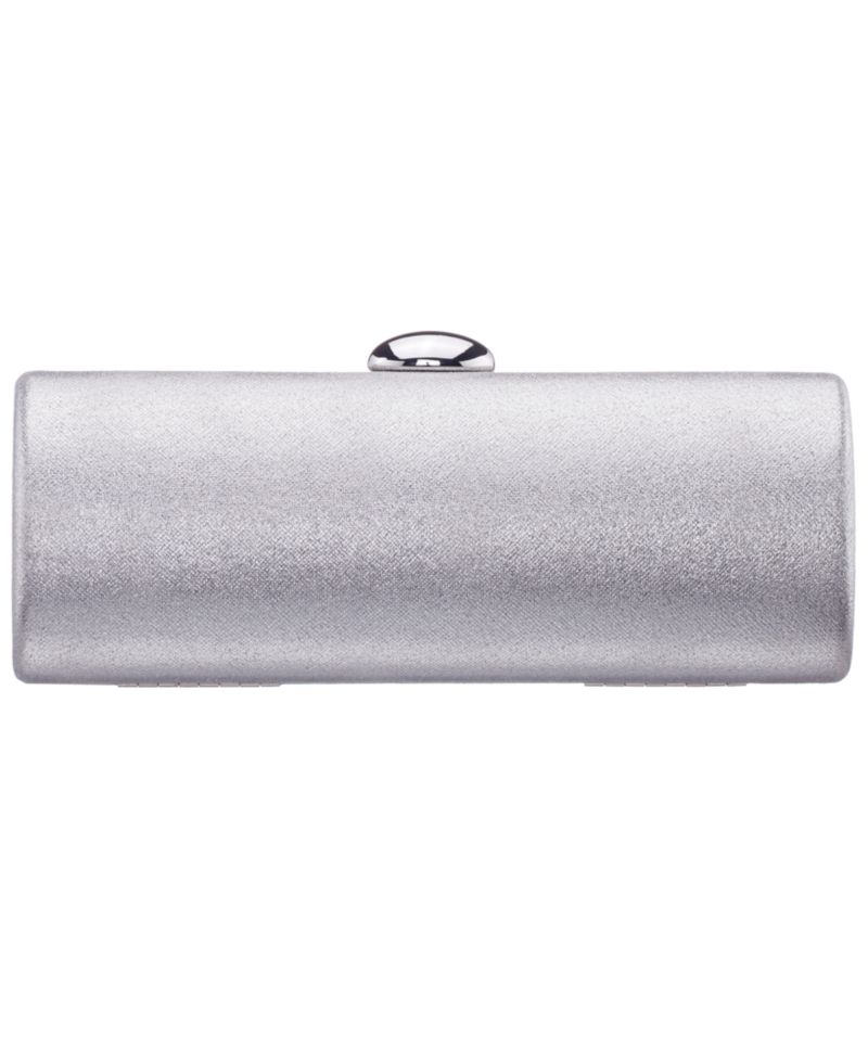 Xandra Barrel Minaudiere Small Clutch Handbag