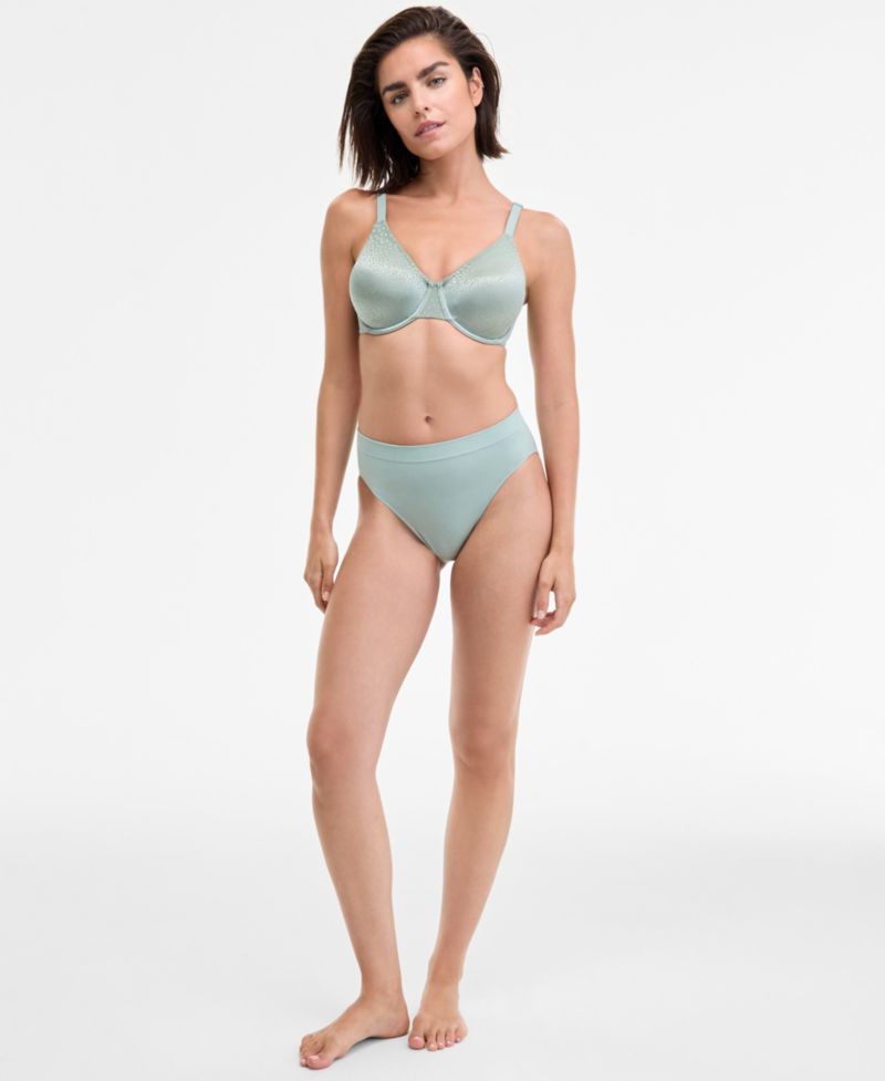 Women's Back Appeal Underwire Bra & B-Smooth Brief Underwear